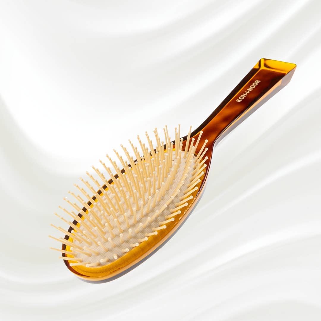Arte di Como - Jaspe Pneumatic Nylon Pin Oval Brush, Large