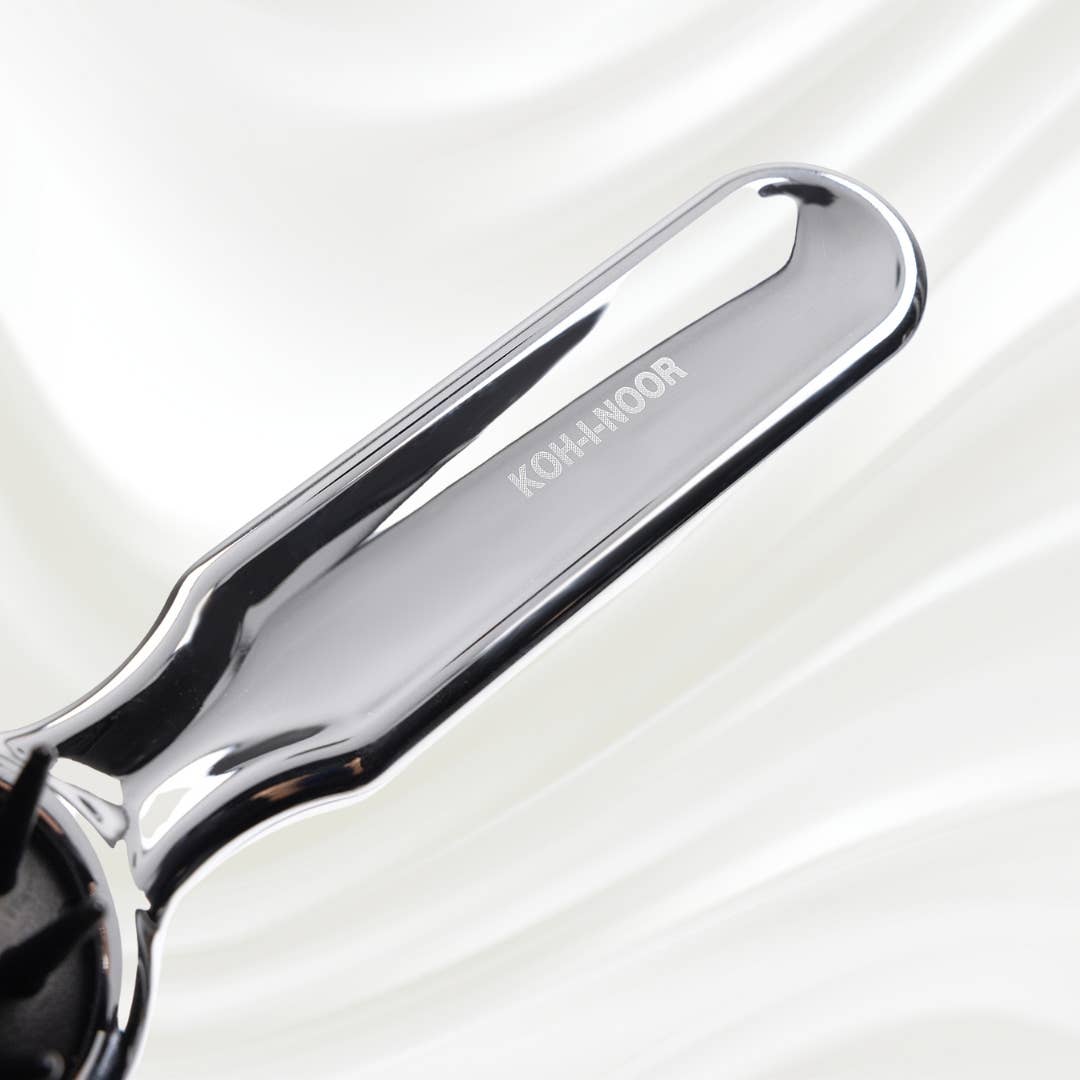 Koh-I-Noor - Metalli Pneumatic Detangling Hairbrush, Chrome