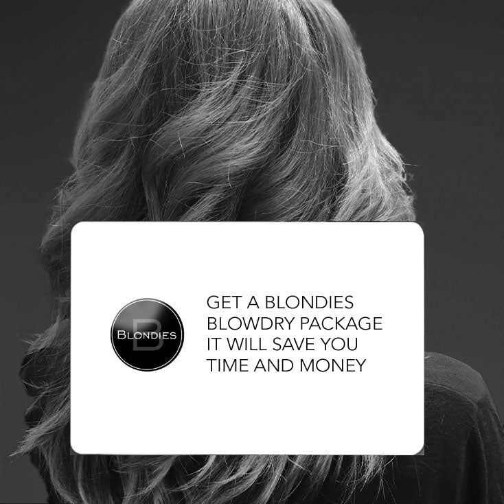 BLONDIES BLOWDRY PACKAGES