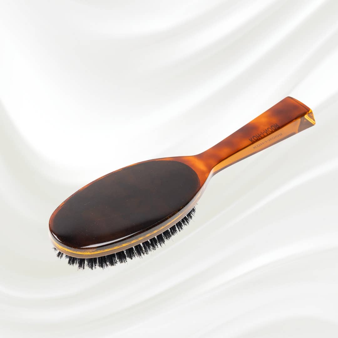 Koh-I-Noor - Jaspe Pneumatic Boar and Nylon Pin Oval Brush, Large