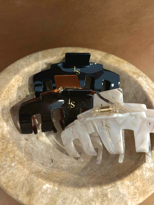 Angels Whisper Accessories - L&S Logo Hair Claw Clips (3col)