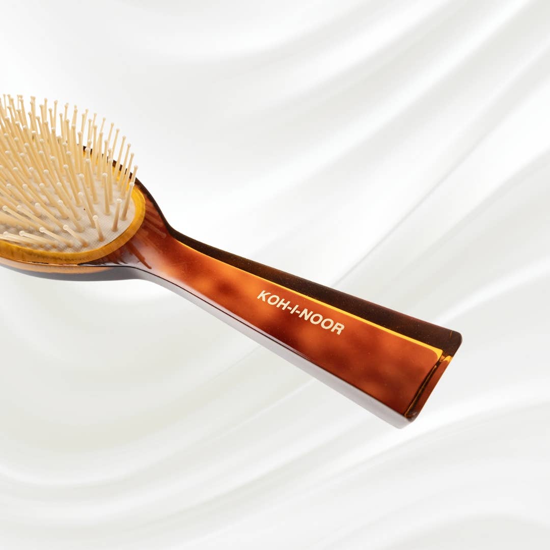 Arte di Como - Jaspe Pneumatic Nylon Pin Oval Brush, Large