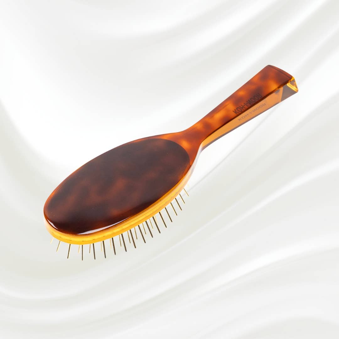 Arte di Como - Jaspe Pneumatic Nylon Pin Oval Brush, Large