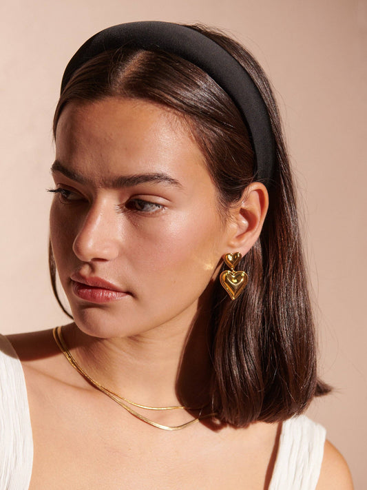 Angels Whisper Accessories - Satin Plain Padded Headband