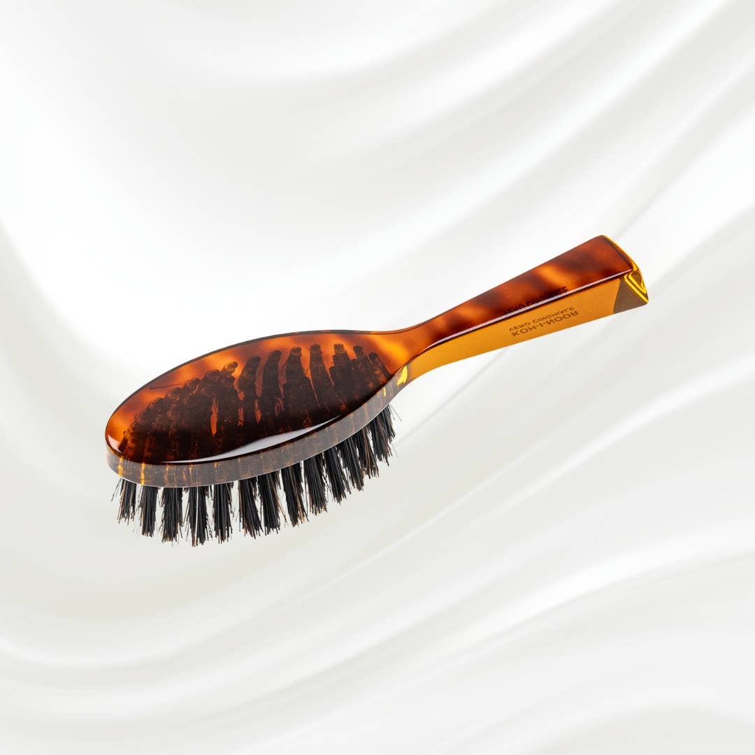 Koh-I-Noor - Jaspe Pneumatic Boar and Nylon Pin Oval Brush, Small