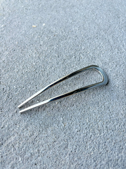 Angels Whisper Accessories - Pheobe Plain French Pin in Silver (1pcs)